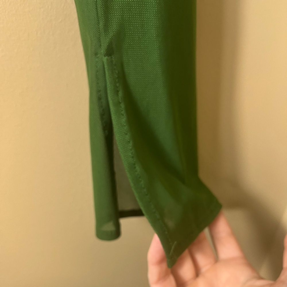 NWT Fashion Nova Melanie Mesh Corset Top Olive Green Size Medium Nightclub Y2K - Picture 6 of 9